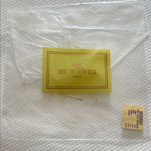 Metro Paisley Green and Blue Scarf - Picture 4 of 4